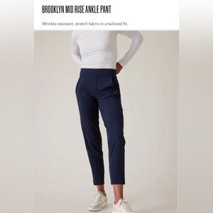 Athleta Brooklyn Ankle Pant Navy Size 8